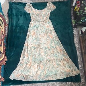 Baltic Born cottagecore puff sleeve floral maxi dress romantic flowy